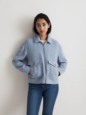 MADEWELL Brushed Crop Shirt Jacket